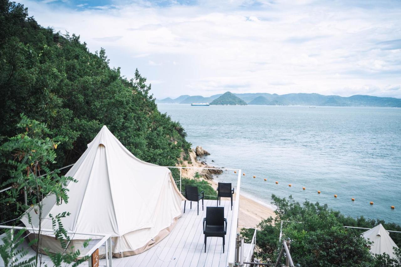 てんとうみ 渋川海岸グランピング Tentoumi Shibukawa Beach Glamping Tamano Ngoại thất bức ảnh