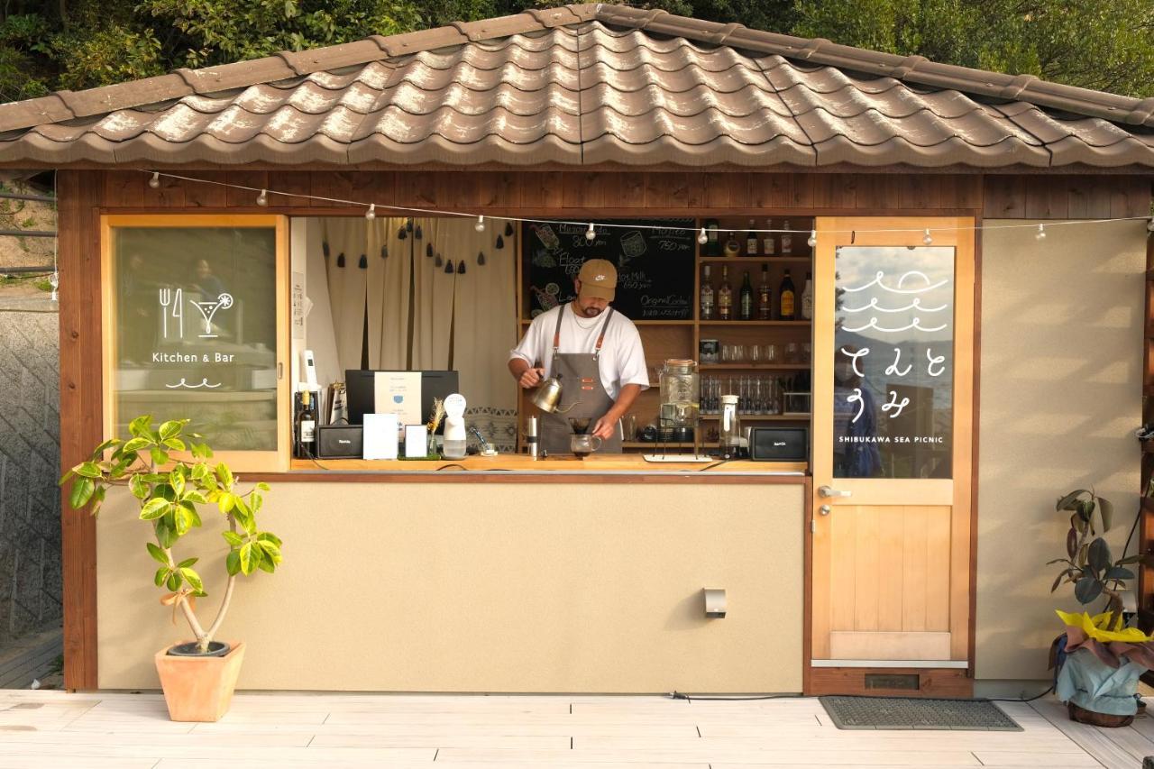 てんとうみ 渋川海岸グランピング Tentoumi Shibukawa Beach Glamping Tamano Ngoại thất bức ảnh